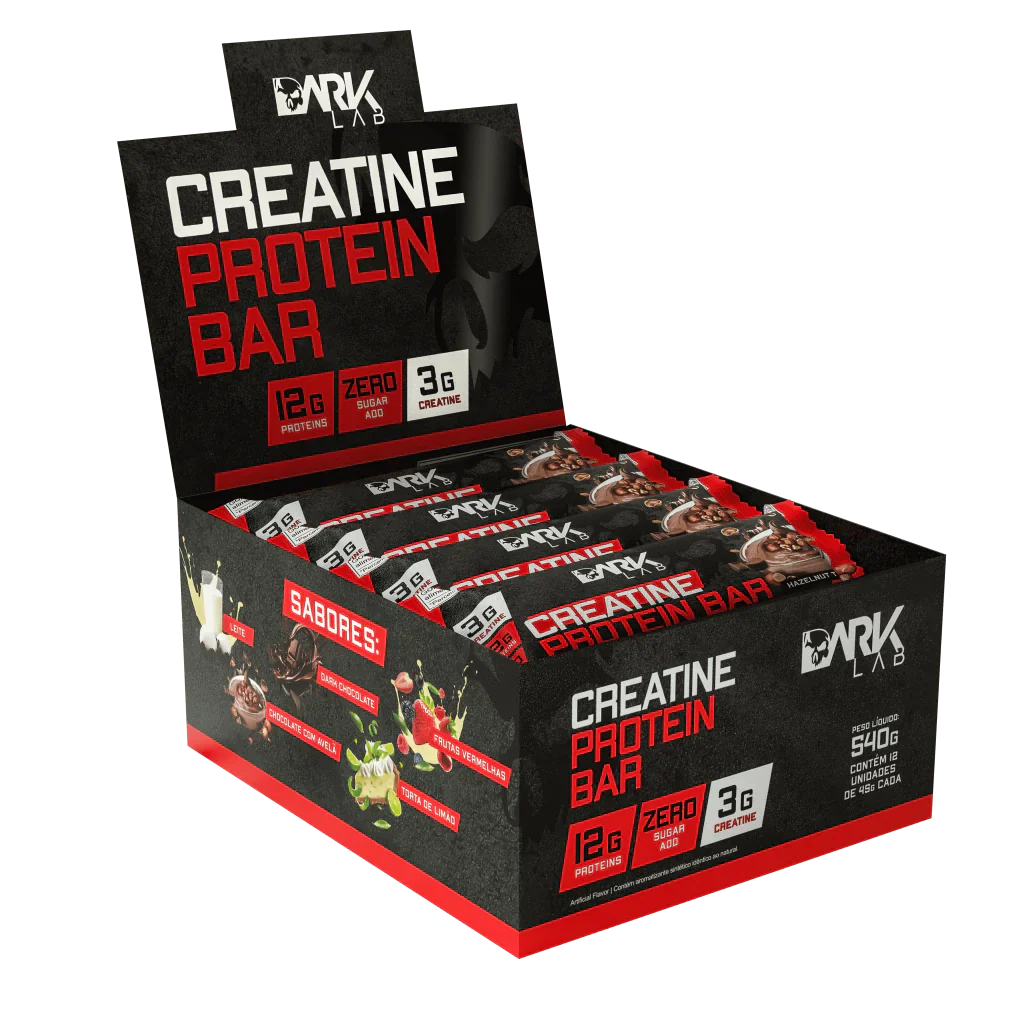 Creatine Protein Bar Display 12 UN Dark Lab